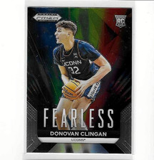 2024 Prizm Draft DONOVAN CLINGAN rookie Fearless insert RC # 23 uconn