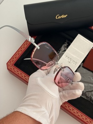 Sonnenbrille Cartier Panther CT0316S C1 Titan