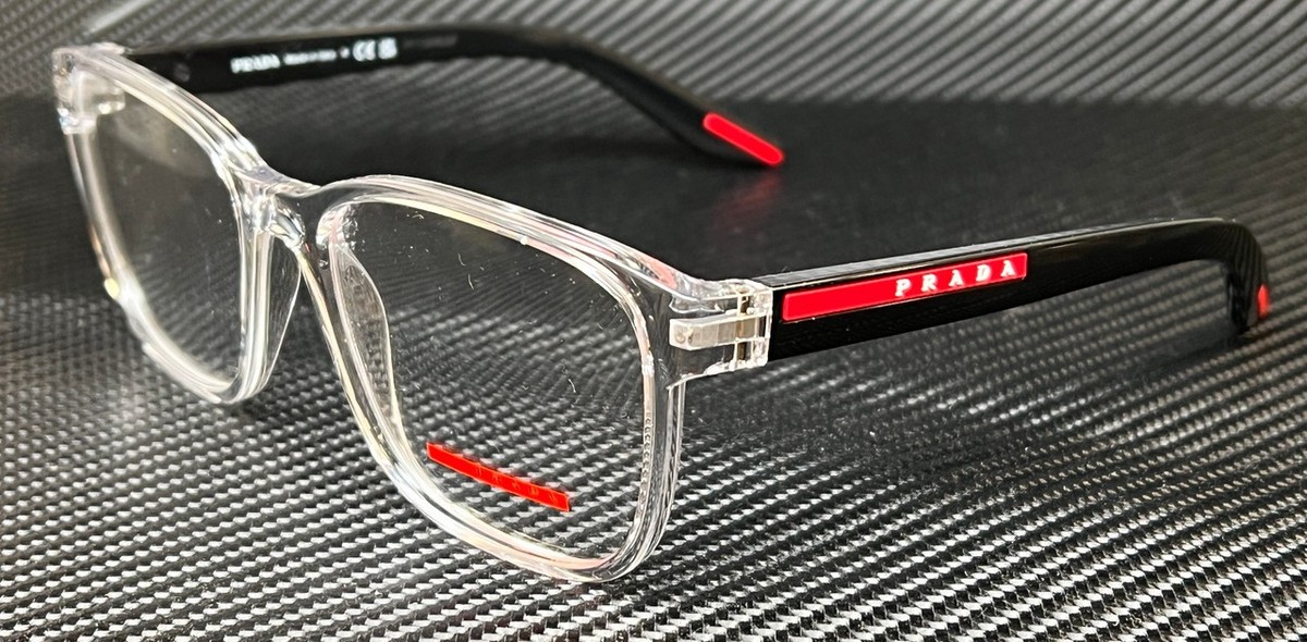 PRADA LINEA ROSSA PS 06PV 2AZ1O1 Crystal Men