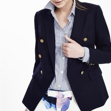 Banana Republic navy nautical blazer - size 2 - Retail 178 NWT