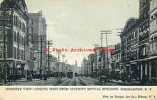 NY, Binghampton, New York, Street Scene, Business Section,1908 PM,Unique Art Pub
