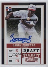 2017 Contenders Draft Picks International Ticket /99 Larry Ernesto #8 Auto ez6