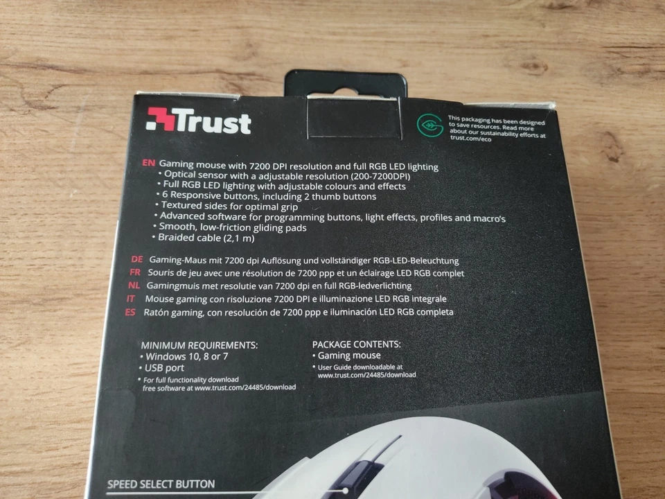 Souris De Jeu / Trust / YBAR / GXT 922W / Neuf - Photo 4/4