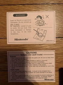 Nintendo Game & Watch Mario Bros Multi Screen 1983 MW-56 Working Original Rare