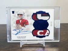 JOSH ROSEN 2018 Flawless Rookie Patch Auto RPA Sapphire /10 Cardinals