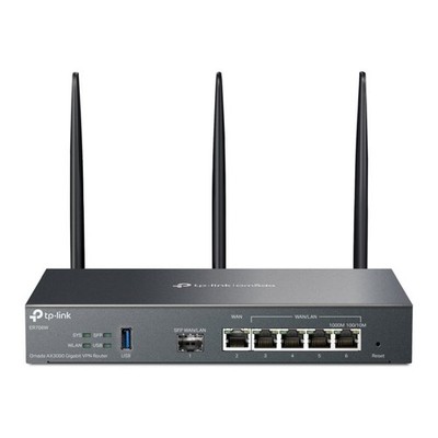 TP-LINK Omada ER706W Dual-Band (2,4 GHz/5 GHz) Ethernet/LAN Schwarz