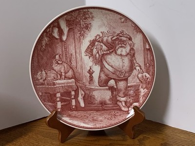 Wedgwood Williams Sonoma FATHER CHRISTMAS Thomas Nash 8 3/4'' Plate Santa Vtg
