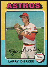 1975 Topps Baseball  #49 - Larry Dierker - Houston Astros  75-079