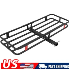 Heavy-Duty 500 Lb Hitch Cargo Carrier Luggage Rack Foldable Waterproof 19"X53"