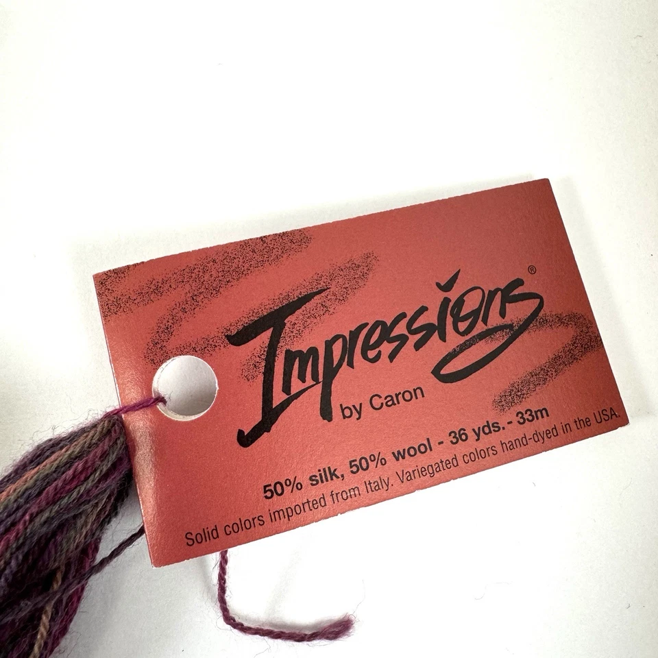 Lot of 13 Caron Impressions Threads Silk/Wool Mix Cool Earth Tones 36yd - Image 4 of 4