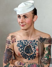 Vintage, Tattoo Art photography 11 x 14" Photo Print