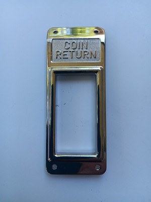 Gray 3 slot payphone  Western Electric  Open coin return Escutcheoon  pay phone