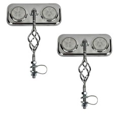 Og Lowrider Chrome Rectangle Bicycle Mirror Twisted Cage Cruiser Lowrider Bike
