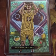 2023-24 Topps Chrome Cosmic #56 Austin Reaves Aqua Equinox Refractors #/149
