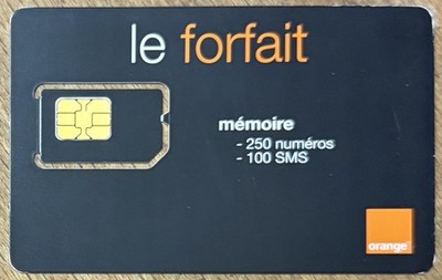 LA REUNION MOBICARTE SIM ORANGE GSM PREPAID PREPAID TELECARTE KARTE CARD