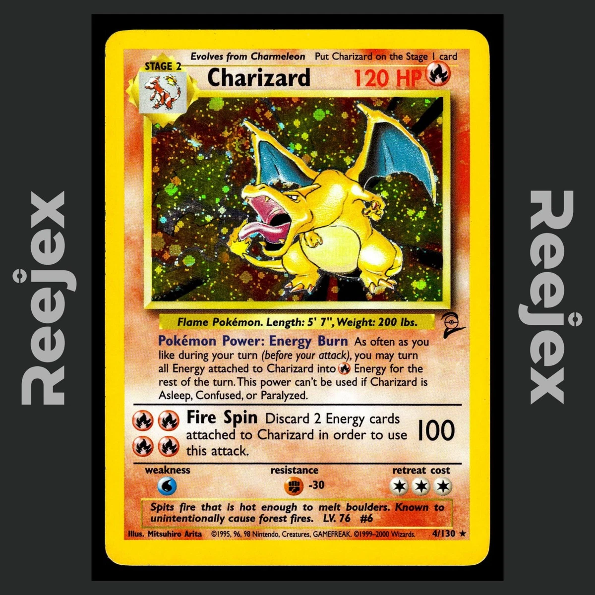 【英語版】リザードン Charizard Base Set Charizard Pokémon TCG Base Set 2 English Collectible Individual