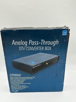 DTX9950 Digital Stream Analog Pass-Through DTV Converter Box New Sealed *READ*