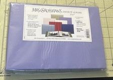 Mrs. Grossman's Favorite Albums 5x7 Scrapbook 20pgs Periwinkle W/ Bonus Stickers