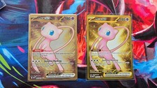 NM Mew EX 205/165 Metal & Hyper Rara SV 151 205/165 PROMO GOLD CARD Pokémon TCG