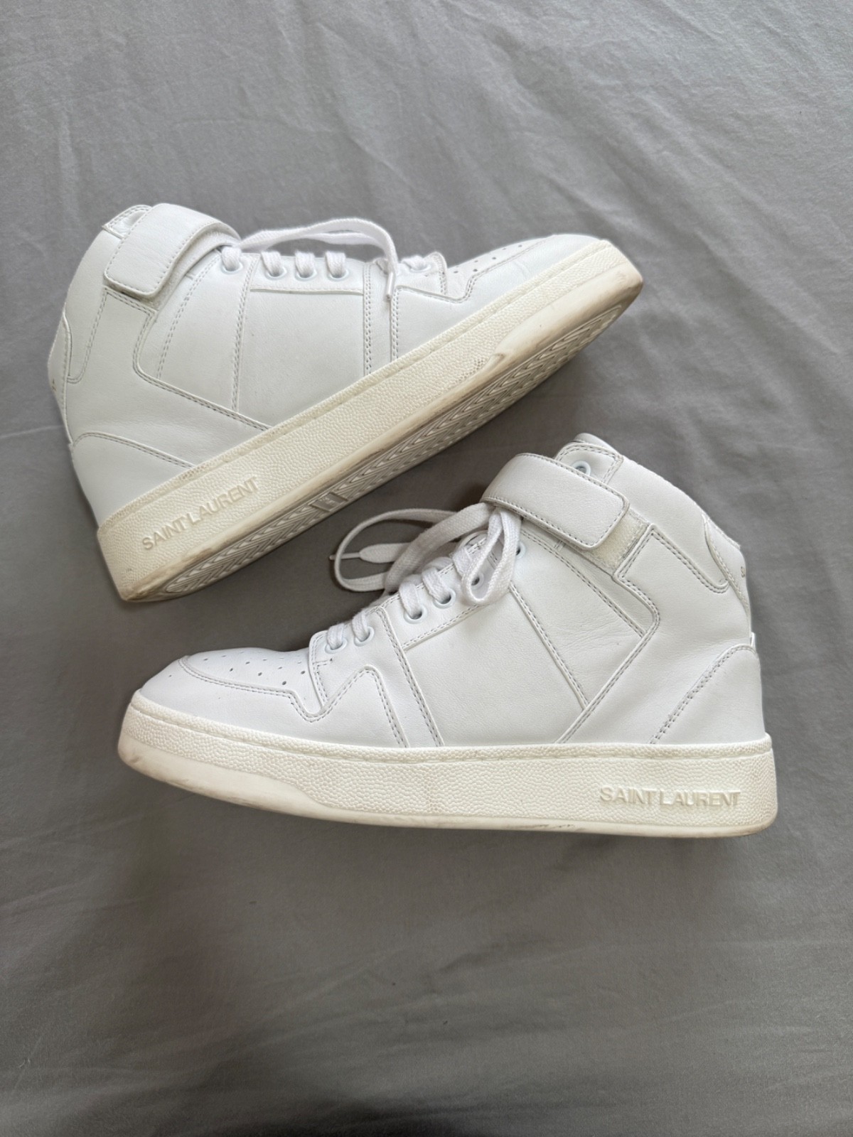 SAINT LAURENT [ Solo 1 usura!] Sneaker YSL uomo Lax Mid Top US 6