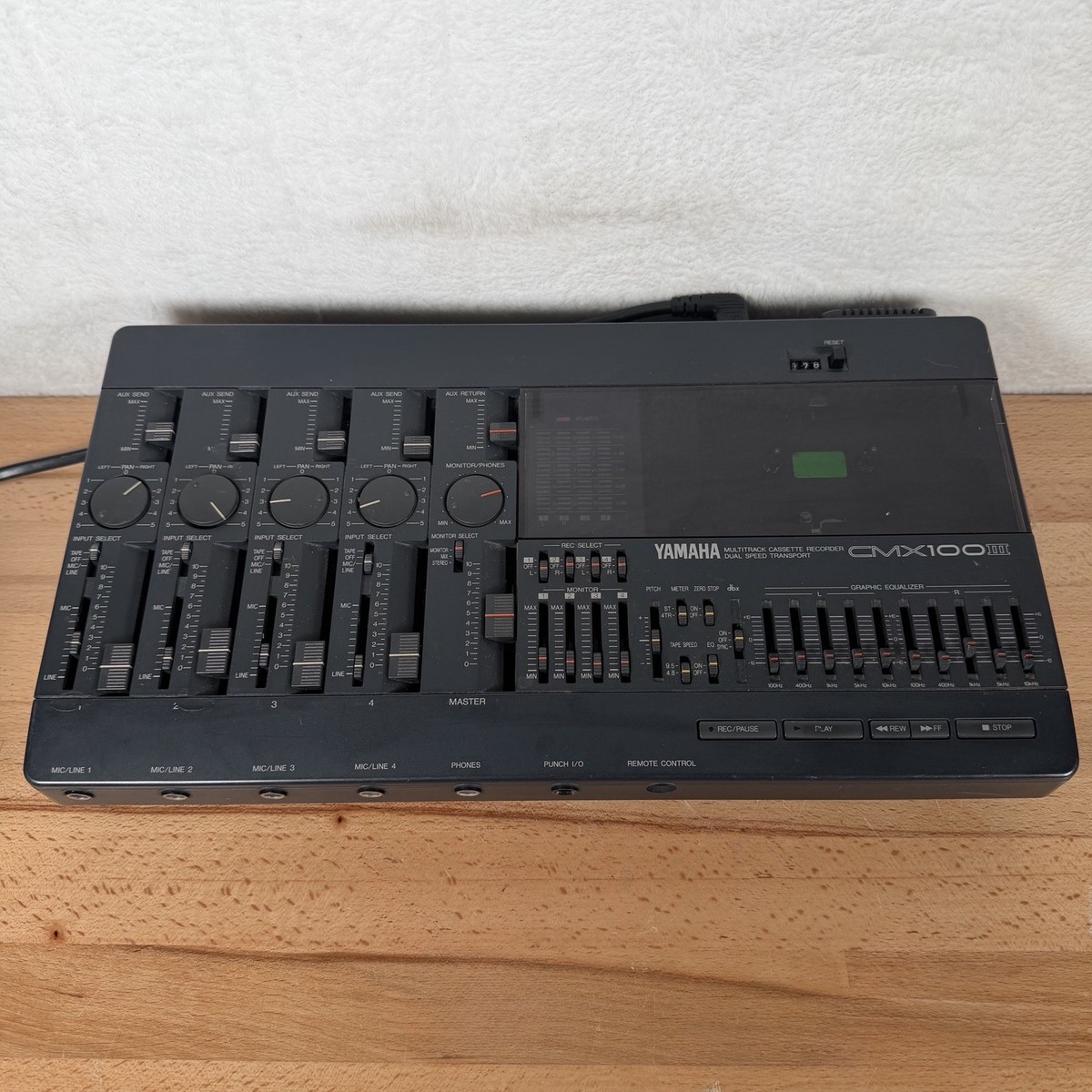 Cassette Multitrack MTR YAMAHA CMX100IIIS Multitrack Cassette Recorder FOR PARTS AS-IS