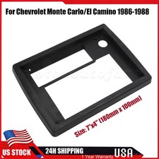 Double Din Dash Radio Bezel For 1986-1988 Chevy Monte Carlo El Camino G-body