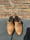 COACH Bethany Wedge Mule Tan Leather Womens Size 9.5 B — photo 2