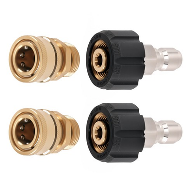 #ad #ad Brass Fitting M22 to 3 8quot; Quick Connect for Pressure Washer Wand 5000PSI $21.85