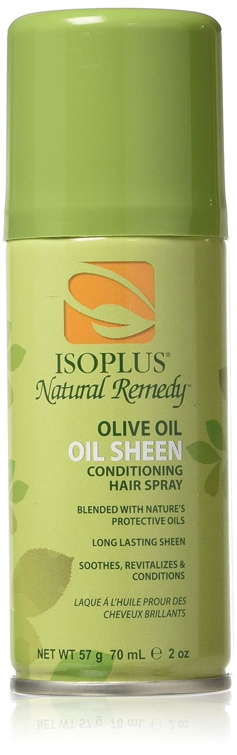 Isoplus Natural Remedy Olive Oil Sheen Conditioning Hair Spr