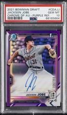 2021 BOWMAN DRAFT CHROME DP AUTOS #CDAJJ JACKSON JOBE 226/250 PSA 10 AUTO