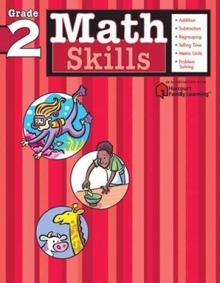 Math Skills: Grade 2 (Flash Kids Harcourt Family Learning) - ACCEPTABLE