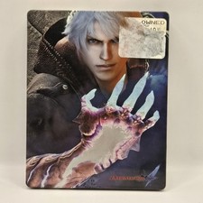 Devil May Cry 4 Steelbook PS3 NO DISC Collector CASE AND MANUAL ONLY