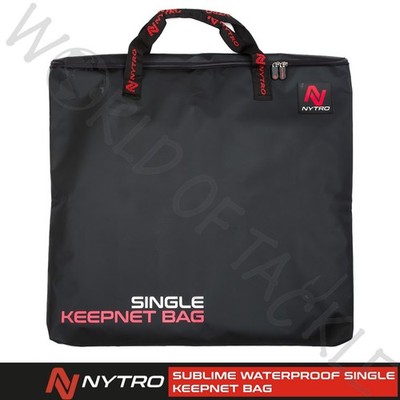 Nytro Sublime Single Keepnet Kescher Tasche PVC Aufbewahrungstasche Karpfen Match Angeln