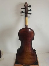 5 Strings 4/4 violin Maggini model Flamed maple back spruce top hand made K0234
