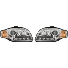 Scheinwerfer-Set passend für Audi A4 B6 H7 H1 Halogen