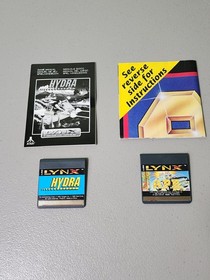 Lot Of 12 Atari Lynx Games - Batman, Rampart, Robotron, Kung Food, Klax, APB etc