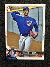 OSCAR DE LA CRUZ 2018 Bowman Baseball QTY #BP59 Chicago Cubs