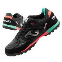 Joma Top Flex 2501 Herren FußBallschuhe Turf Kunstrasen Leder Turschuhe Schwarz