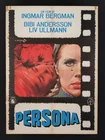 PERSONA manifesto poster Ingmar Bergman Bibi Andersson Liv Ullmann E5