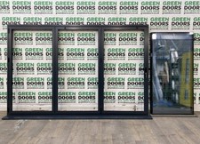 ANTHRACITE GREY BIFOLDING DOORS ALUMINIUM BI-FOLDS PATIO EXTERNAL DOUBLE GLAZED