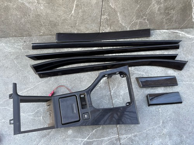 #ad #ad BMW E39 Black Original High Gloss Piano Schwarz Decorative Interior Trim #2 $199.99