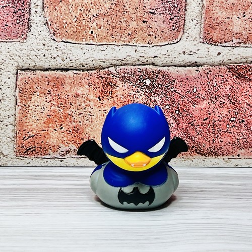 Batman Batduck Rubber Duck Dash WB DC Bath Justice Super Friends Fledermaus grau blau