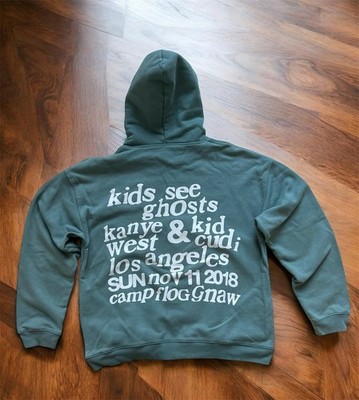 Cpfm Camp Flog Gnaw Hoodie Kids See ghosts Cudi Nov 11 Kanye | Grün M Pullover