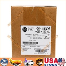Allen-Bradley 22B-D6P0N104 PowerFlex 40 2.2KW/3.0HP AC Drive US Free Tax