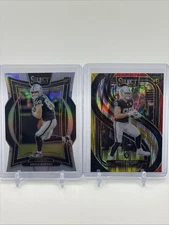 Brock Bowers 2024 Select Football (RC) Cards (5) - See Description for Details