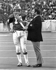 651184 Len Dawson And Hank Stram Wall Print Poster