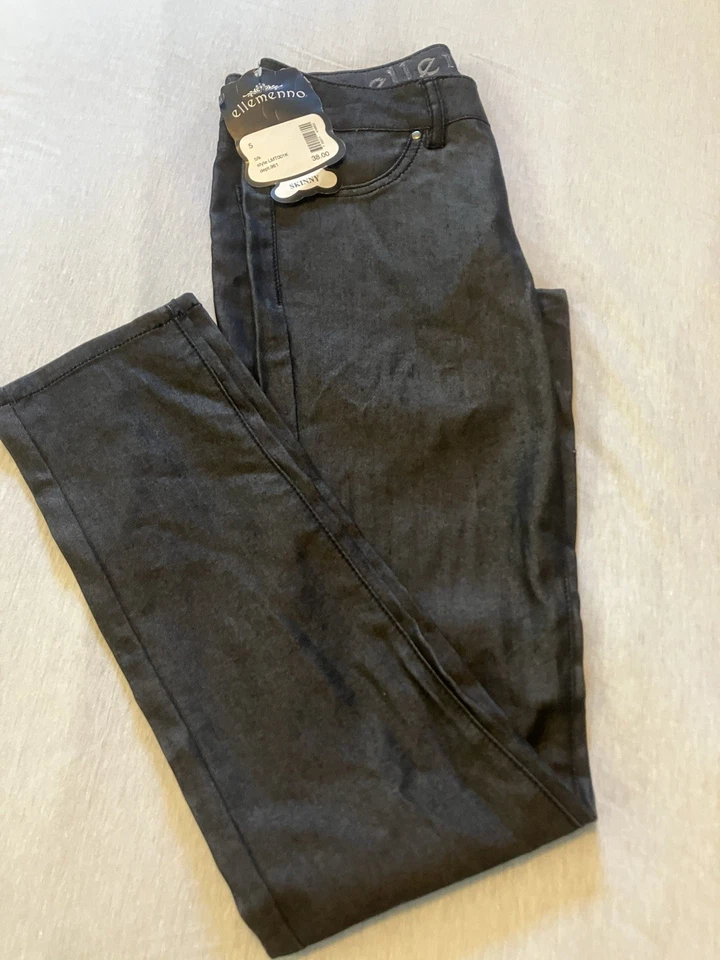 Pantalones de mezclilla para mujer Ellemenno vintage Y2K años 90, talla 5 ajustados nuevos con etiquetas Foto 4 de 4