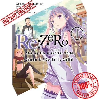 Anime Re:Zero Starting Life in Another World Complete English e-Manga Vol 1-21