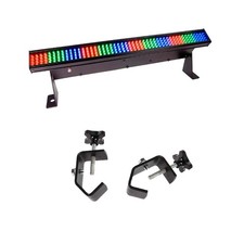 Chauvet COLORStrip Mini 19" DMX-512 LED Linear Wash Light w/ 2 Lighting C Clamp