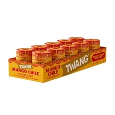 Twangerz Culinary Salt Variety Pack of 10 Sweet Mango Sour Chile Flavor 1.15oz